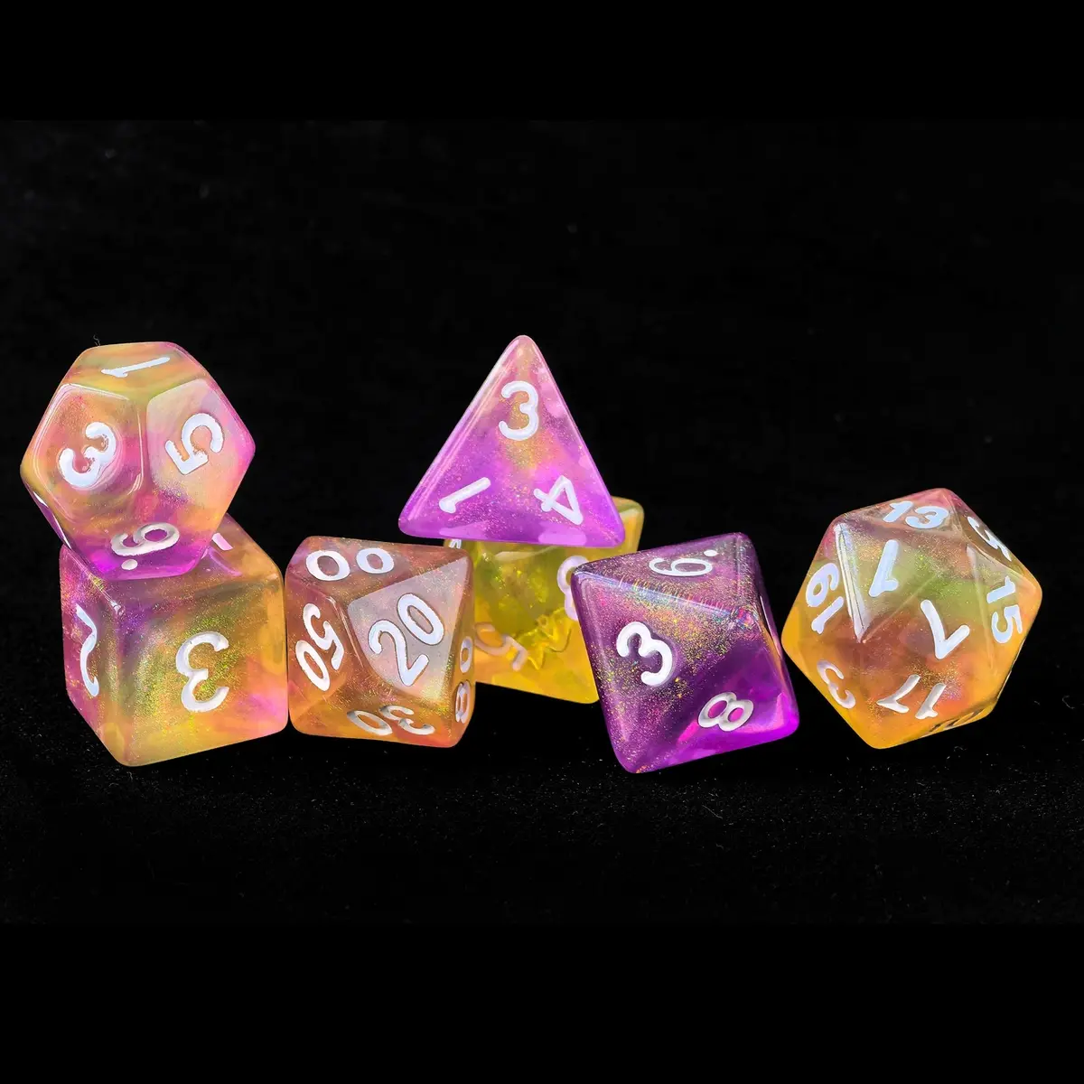 New Moonstone Poly Golden Violet /White (7)