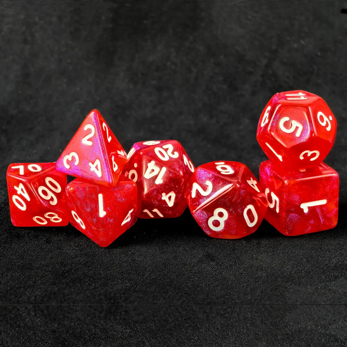Moonstone Poly Red /White (7)