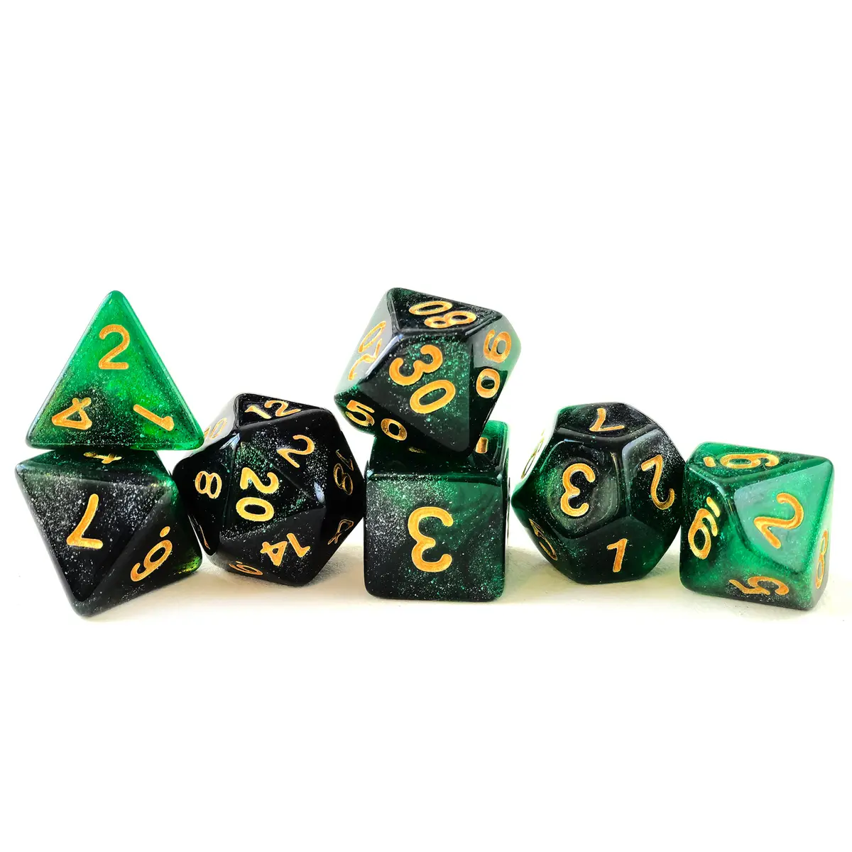 Galaxy Poly Green, Black /Gold (7)