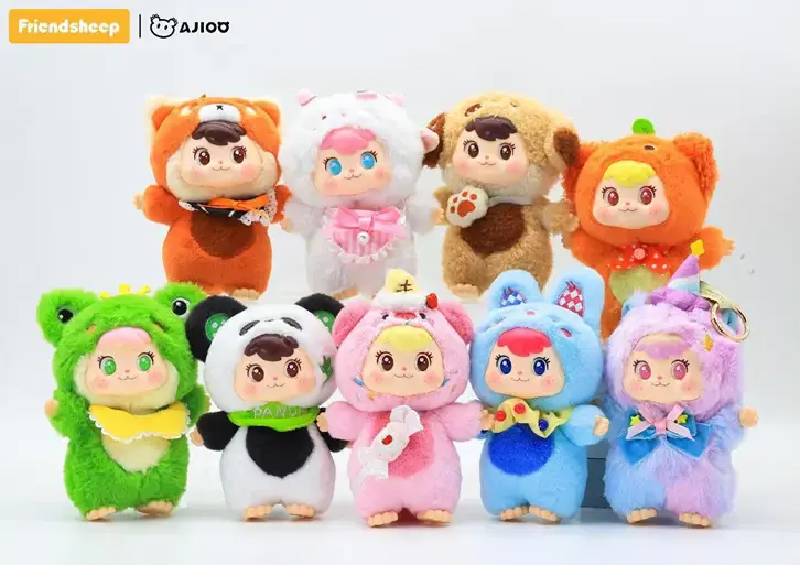 Ajioo Fluffy Friends Special Encounter Trading Plush Figure
