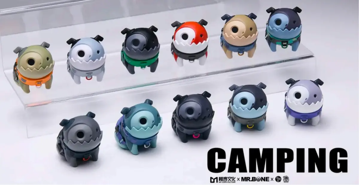Mr. Bone Camping Dogs Series Blind Box