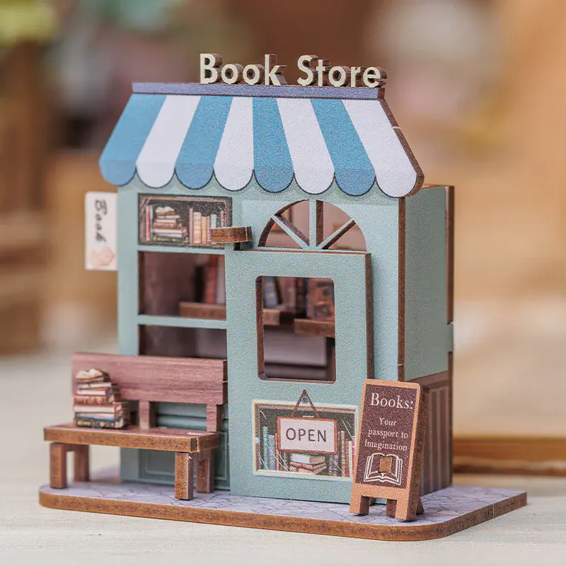 Book Store Puzzle Magnet