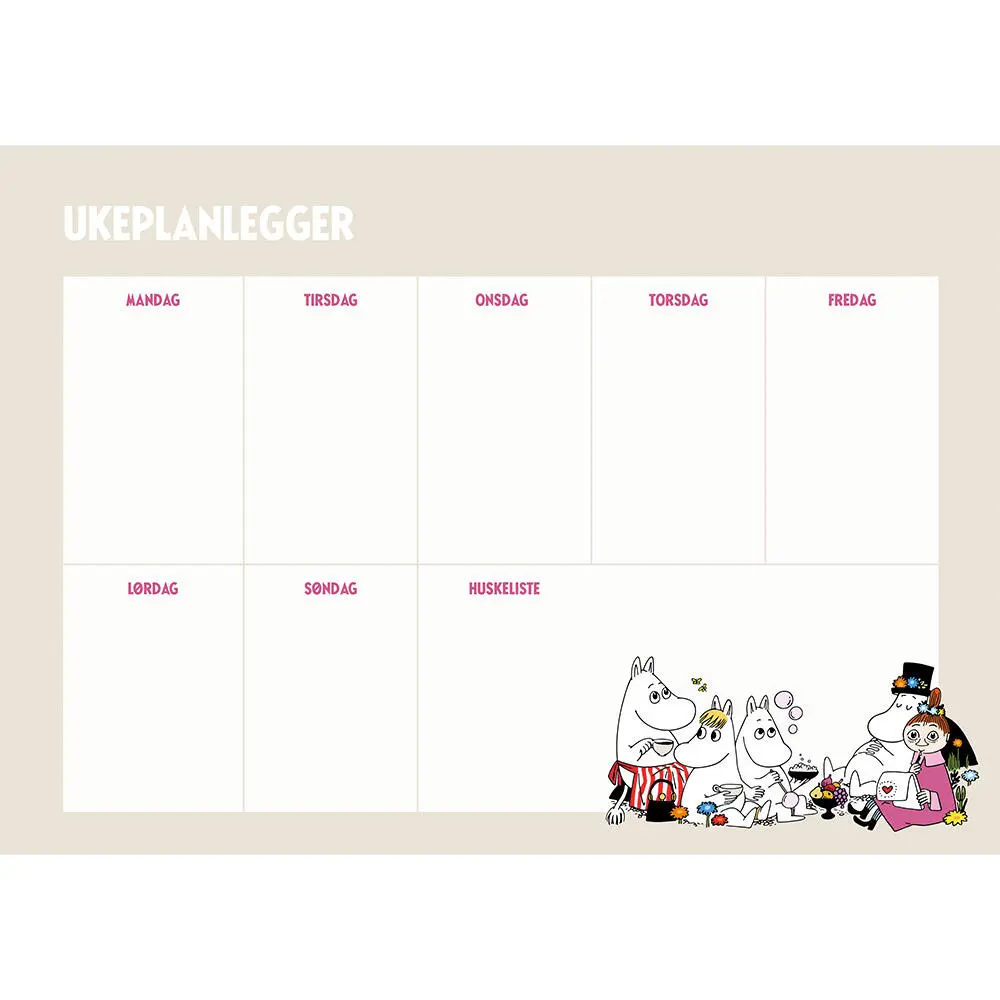 Mummi ukeplanlegger - Mummifamilien