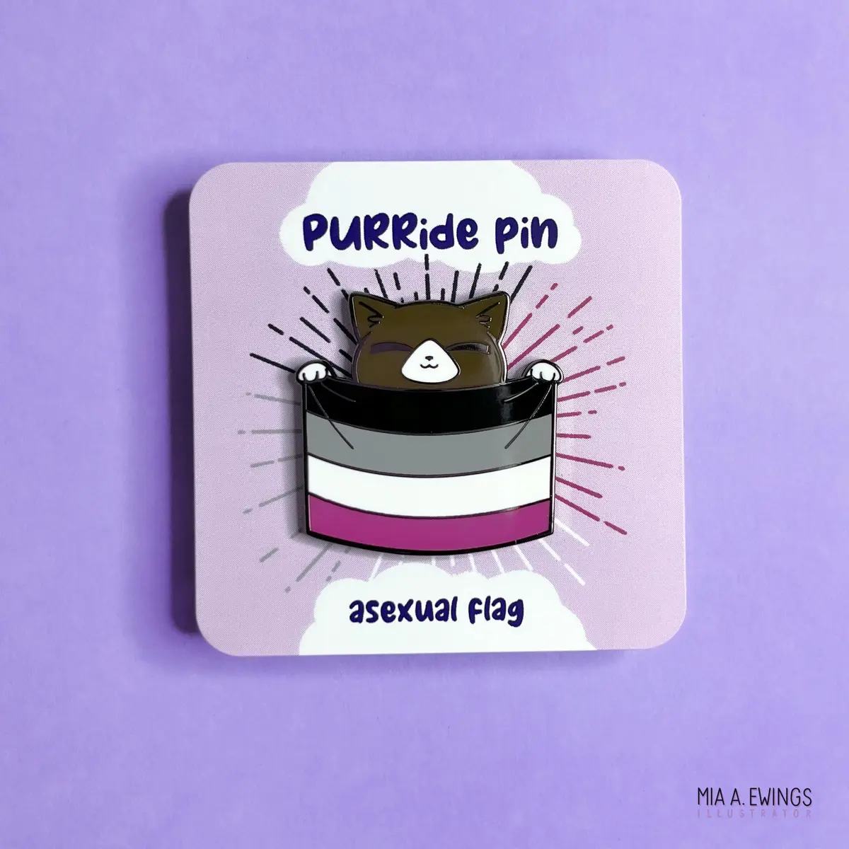 Ace Kitty Pin