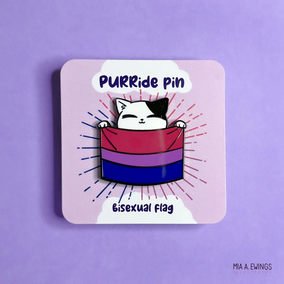 Bi Kitty Pin