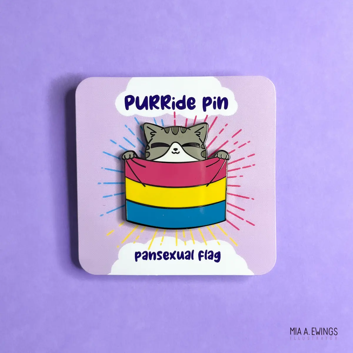Pan Kitty Pin