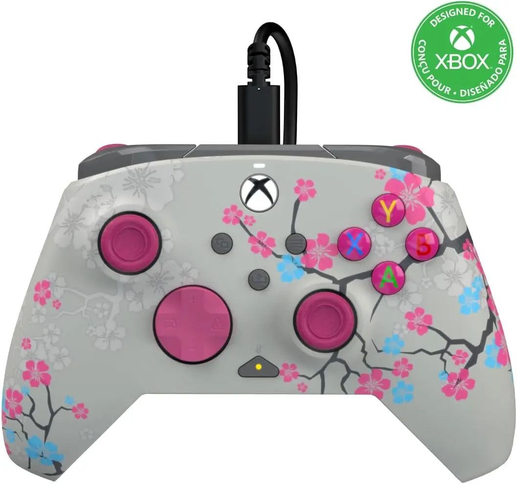Blossom Rematch Glow-in-the-Dark Wired Controller