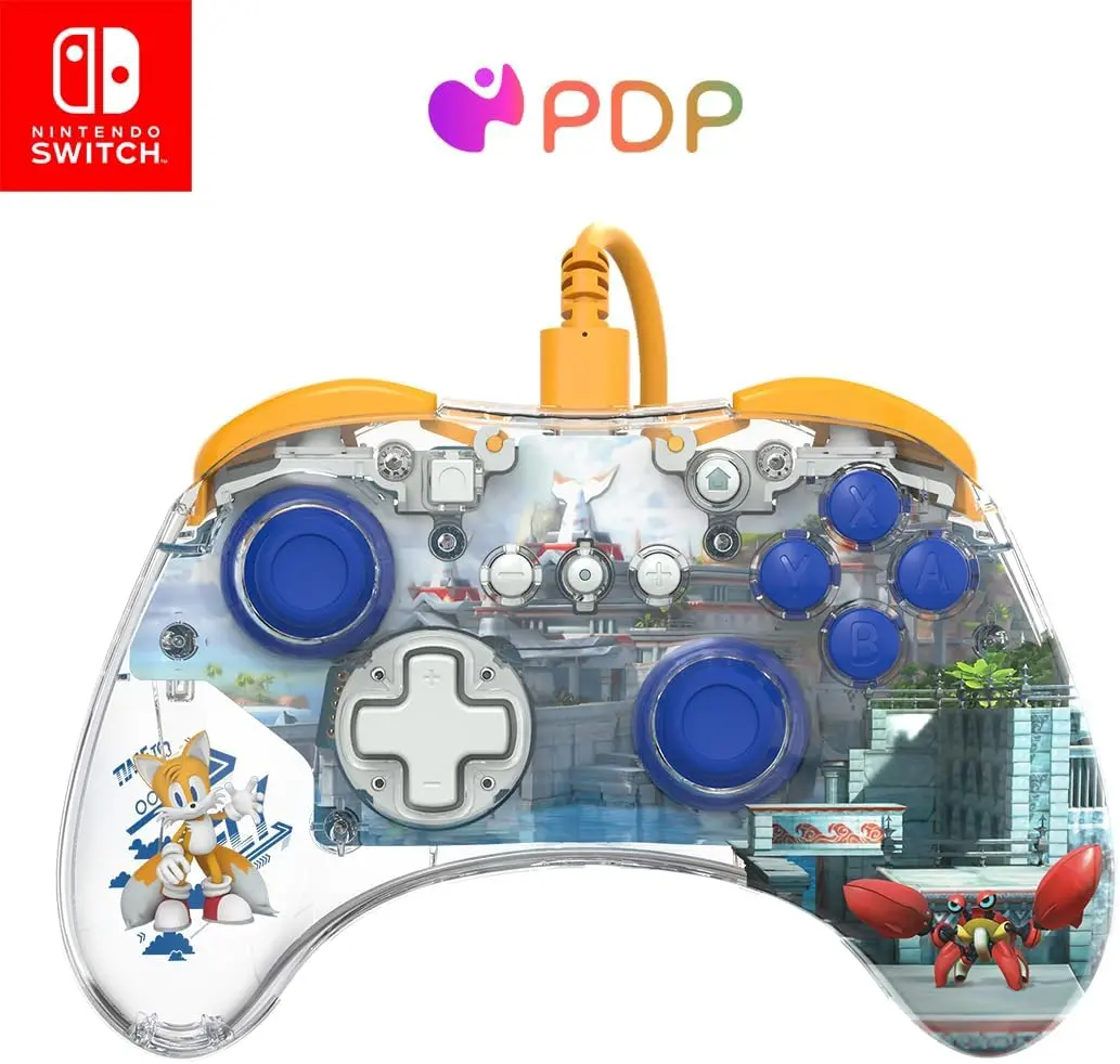 Tails Wired LED Light-up Pro Controller (Switch)