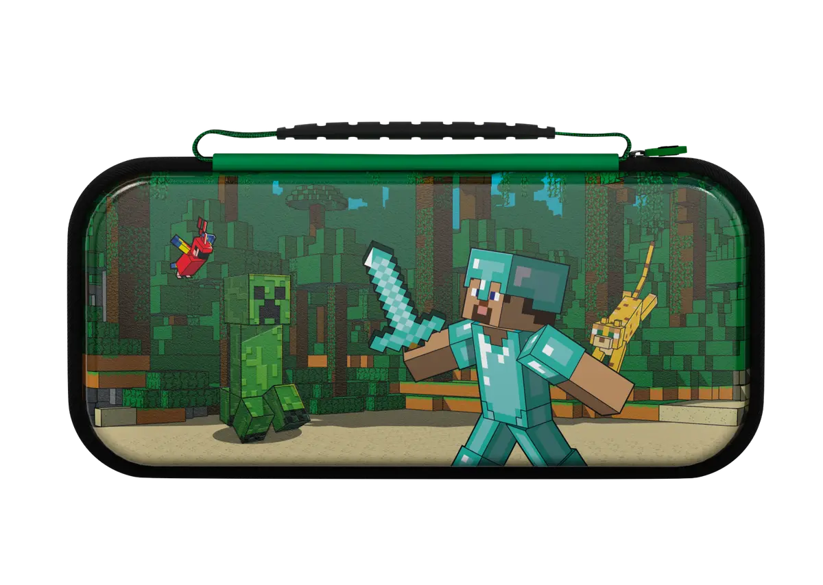 Minecraft Forest Battle Glow in the Dark Travel Case