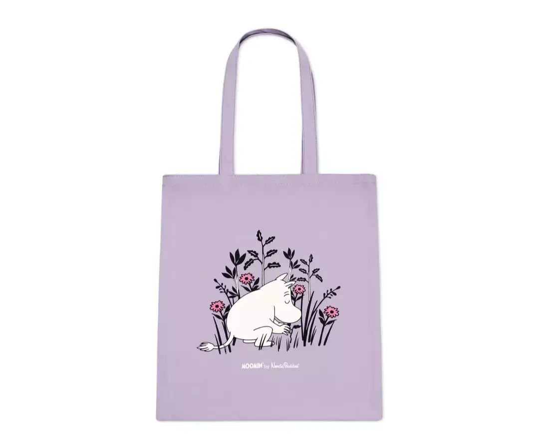 Moomintroll Purple Tote Bag