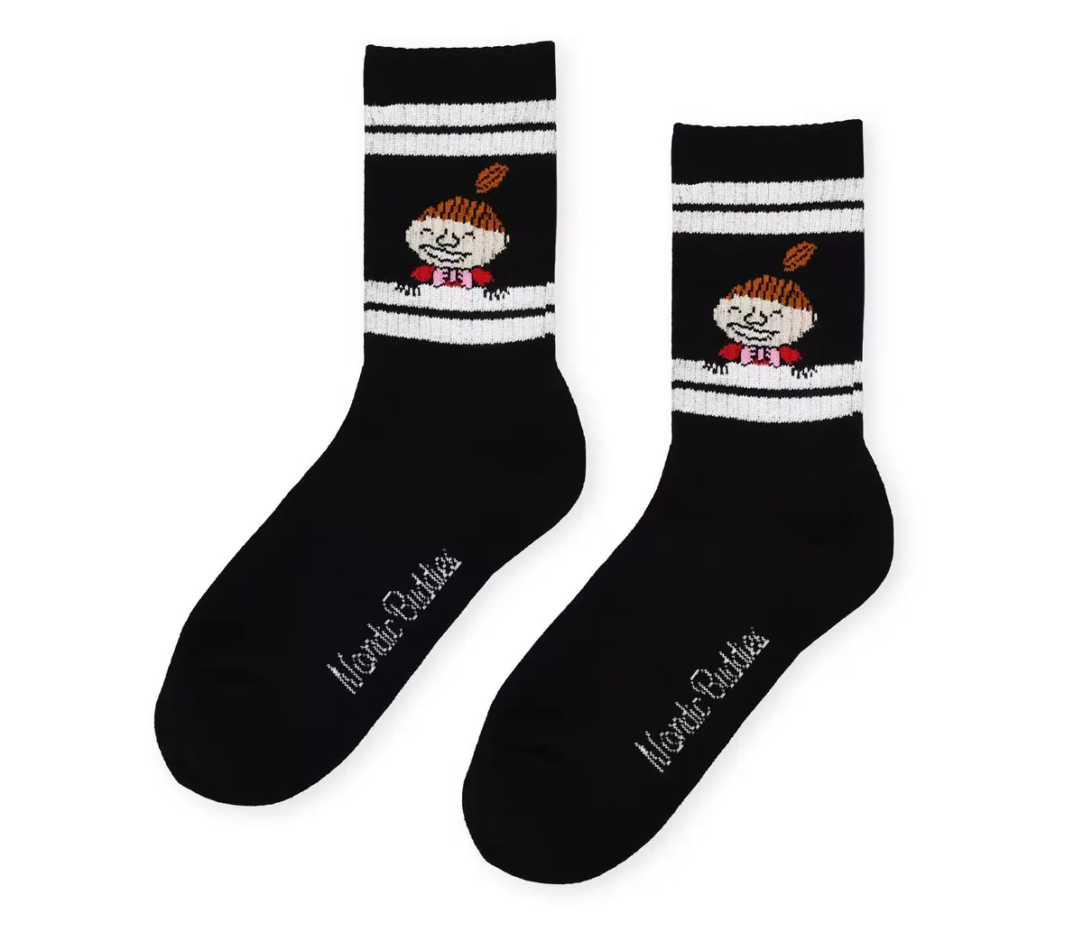 Little My Black Retro Socks (35-42)