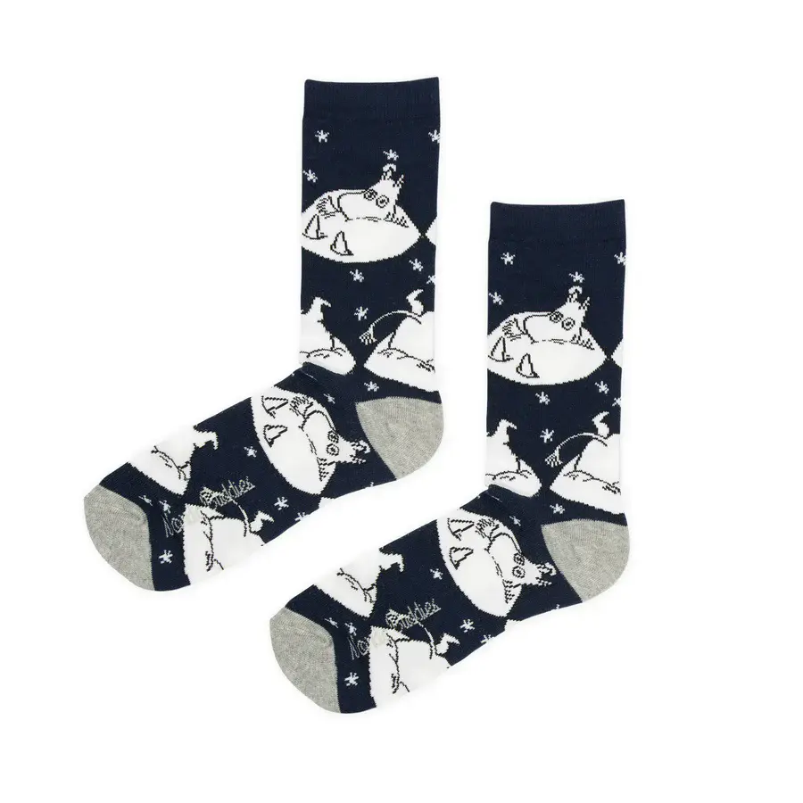Moomin Snowdrift Socks (40-46)