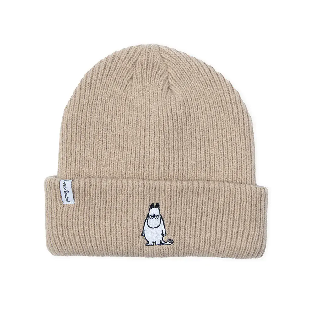 Moomin Tan Beanie Embroidery