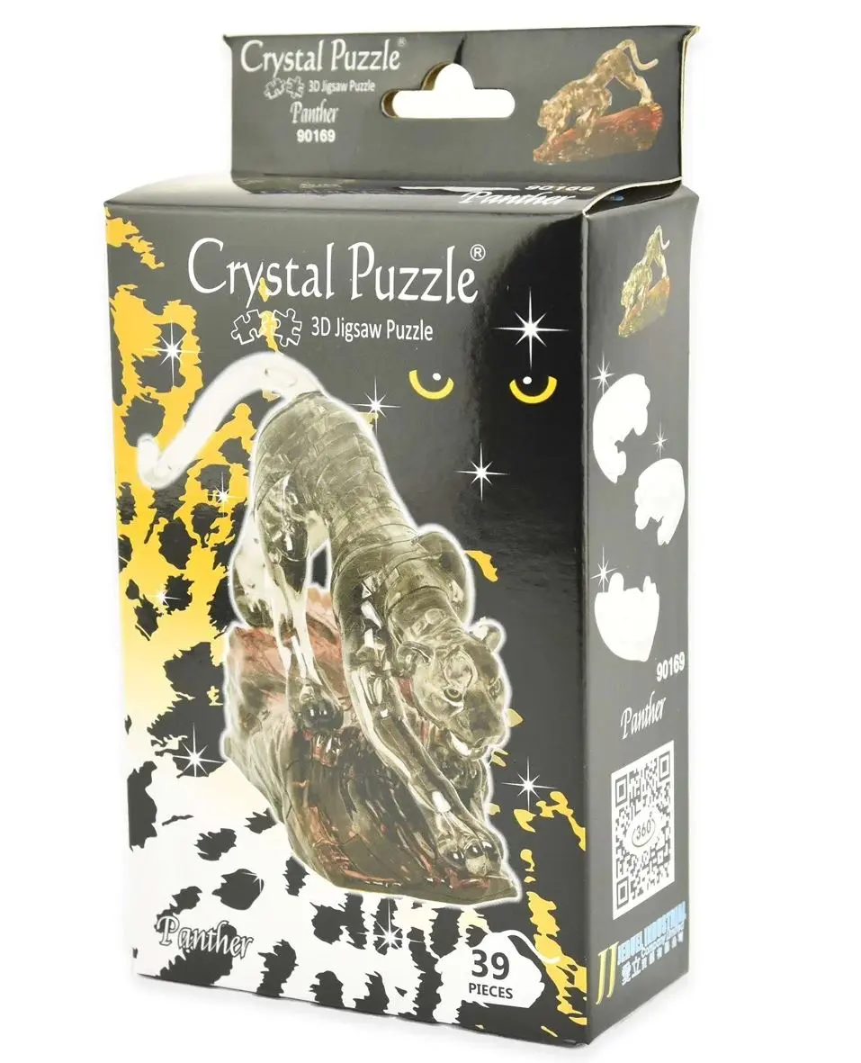 Panther Black 3D Crystal Puzzle
