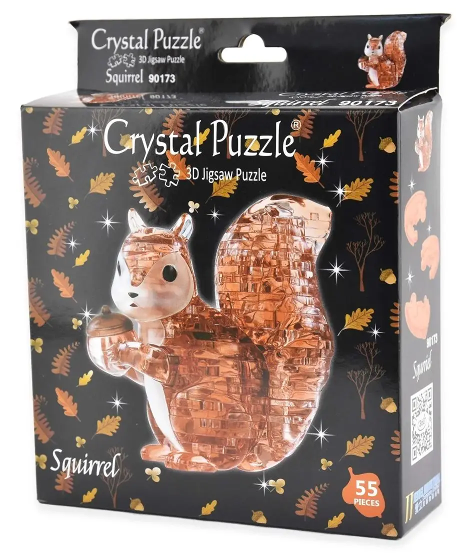 Squirrel 3D Crystal Puzzle