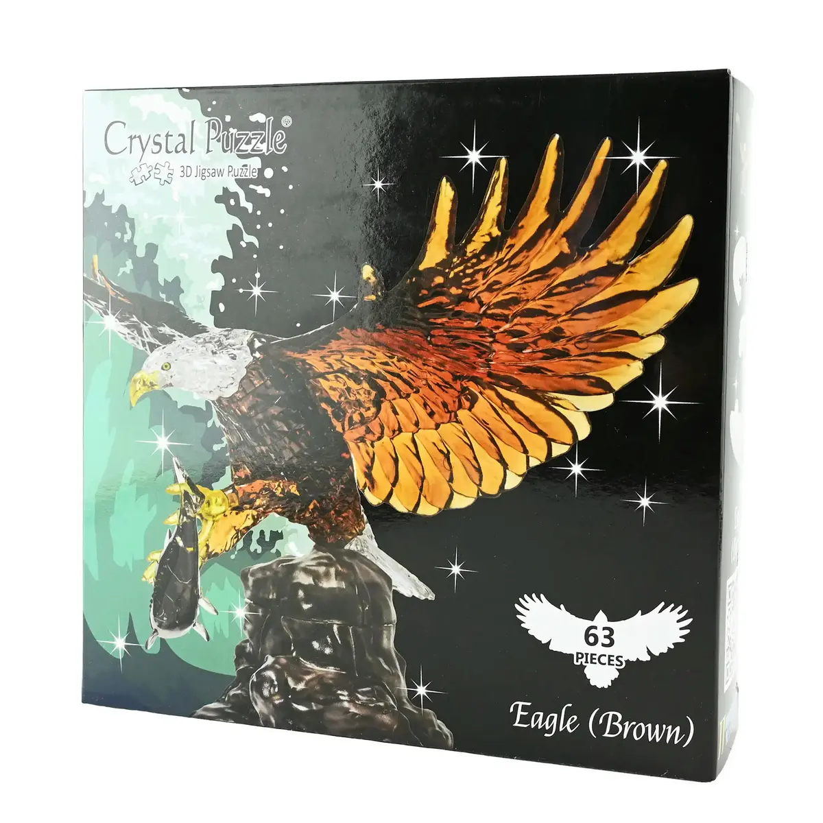 Brown Eagle 3D Crystal Puzzle