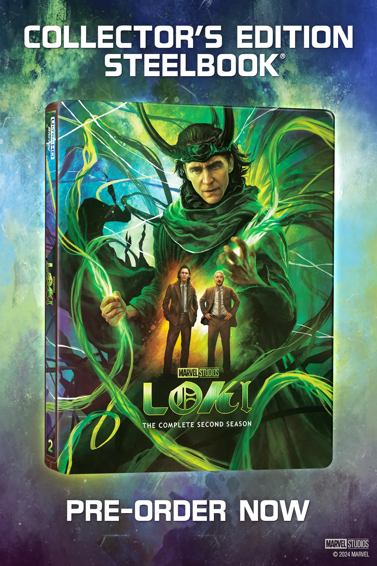 Loki Sesong 2 Limited Steelbook (Blu-ray + 4K UHD)