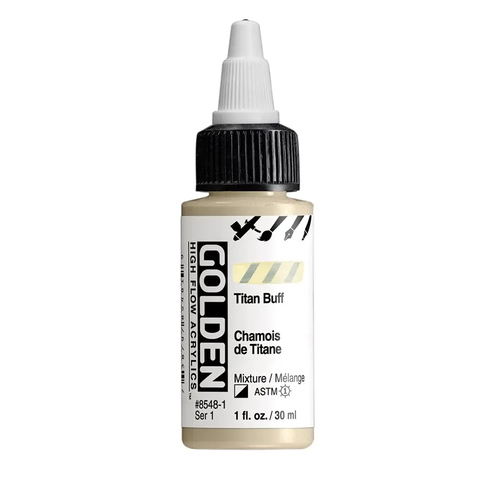 Golden High Flow Acrylics 30ml Titan Buff