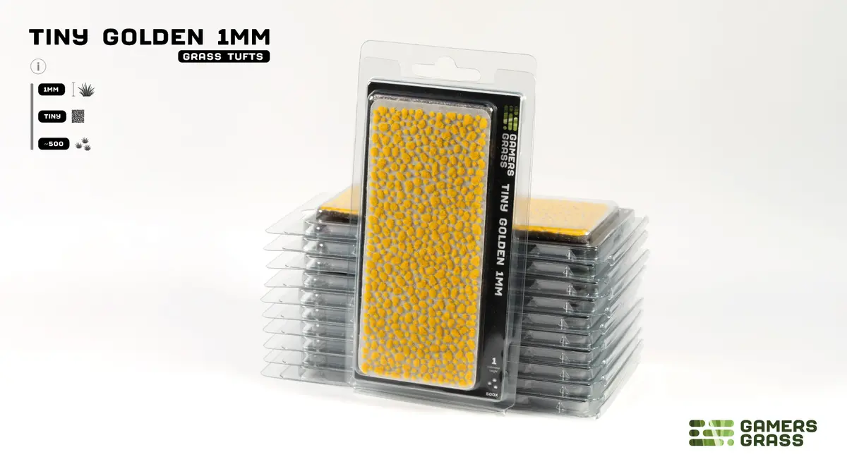 Tiny Golden Grass Tufts 1mm