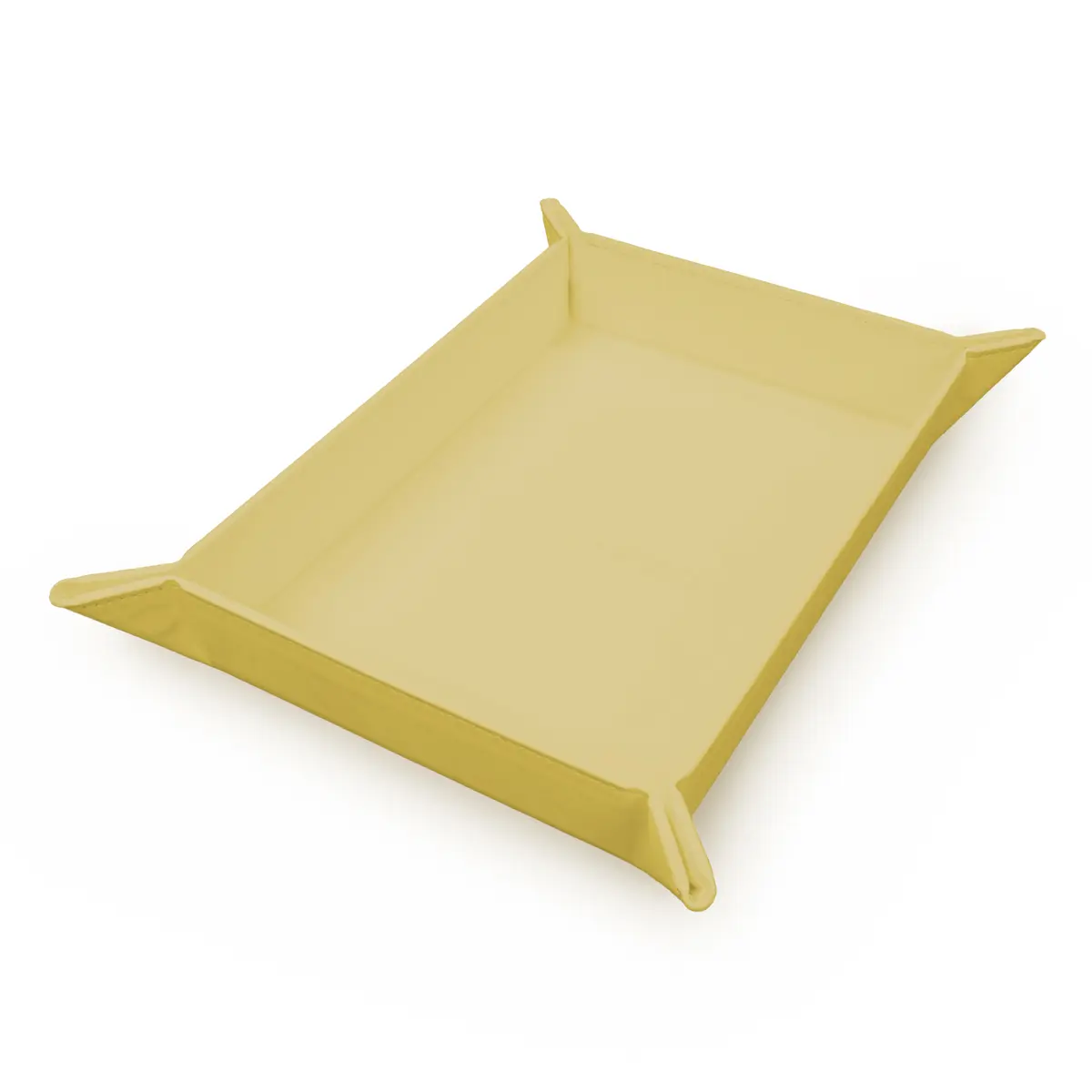 Vivid Magnetic Foldable Dice Tray Yellow