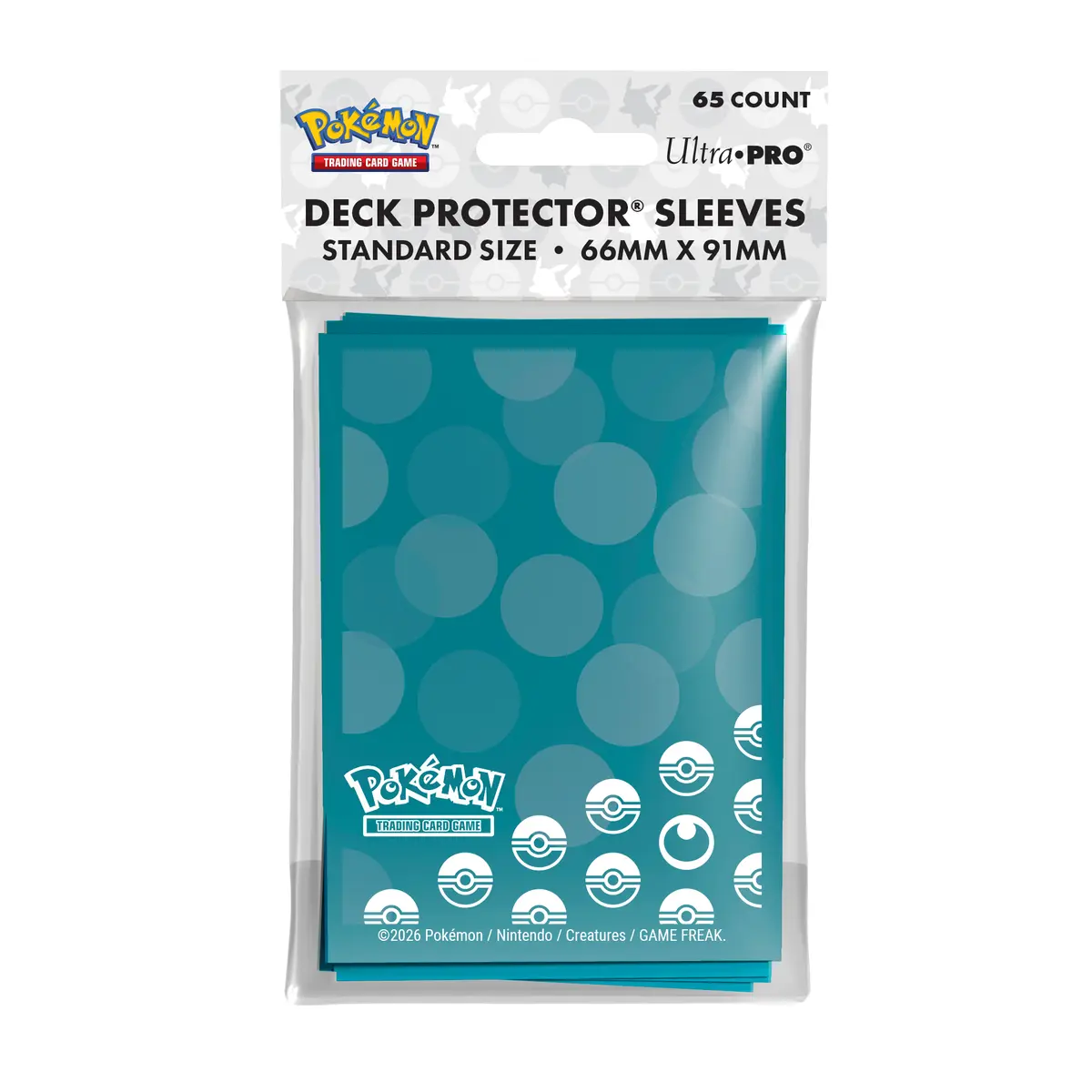Pokemon Energy Darkness Type Standard Size Sleeves (65)