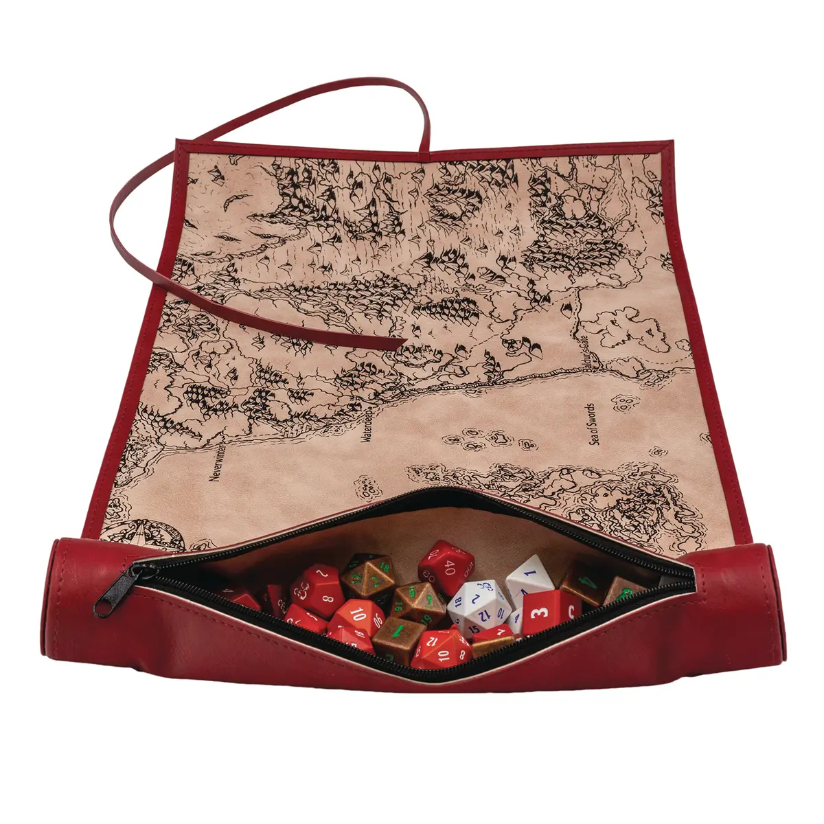 Sword Coast Dice Scroll Map Dungeons & Dragons 5th Edition