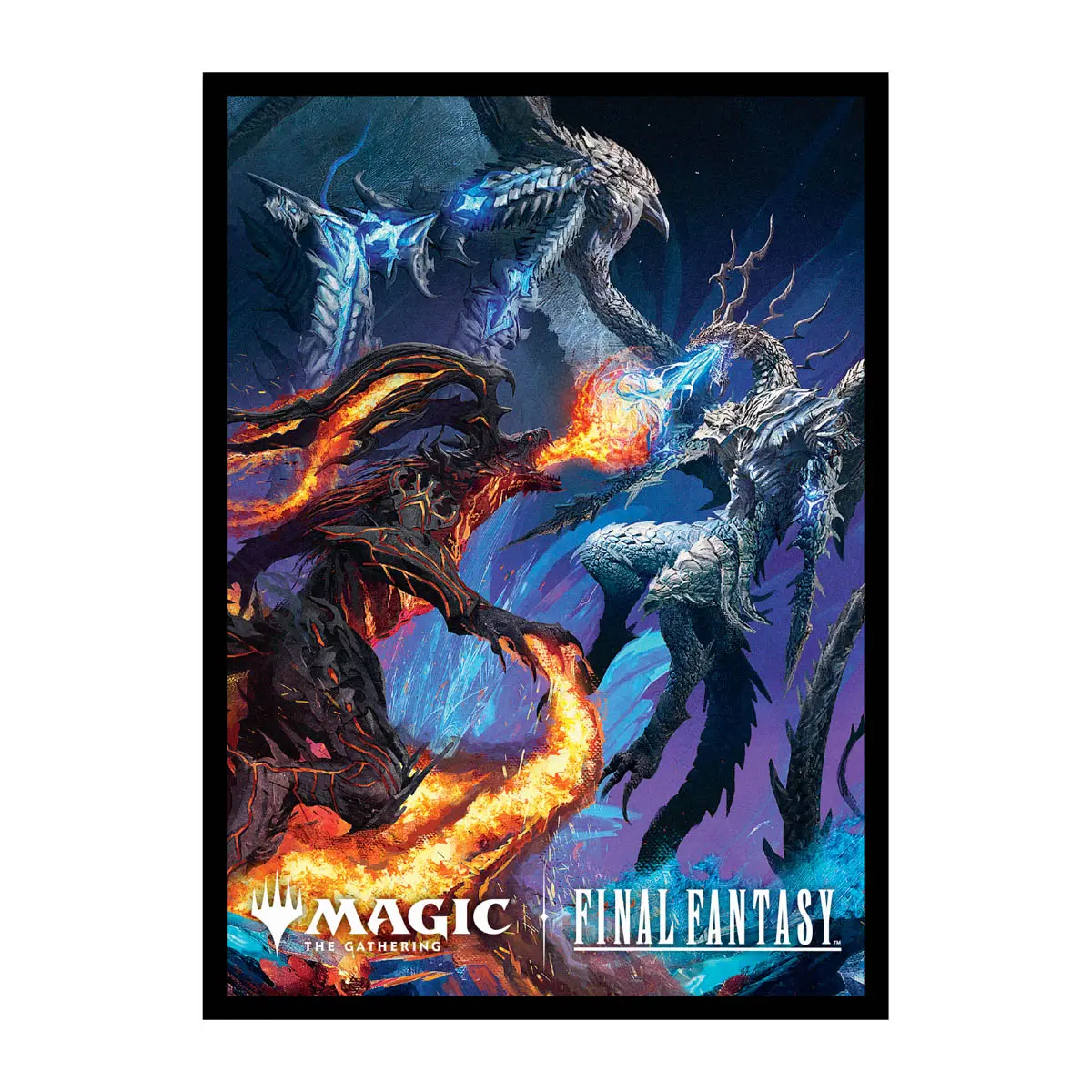 Final Fantasy Bahamut and Ifrit Standard Size Sleeves (100)