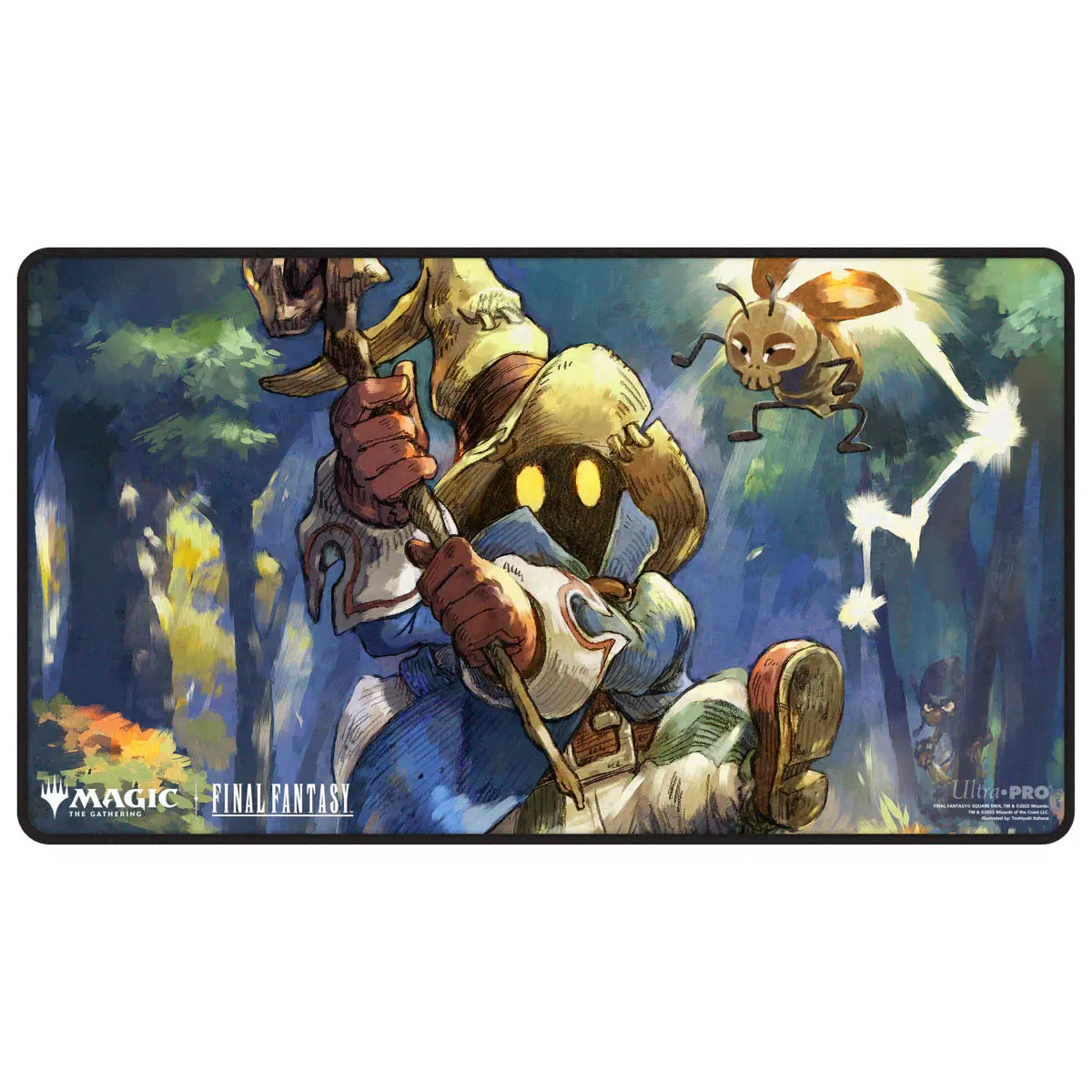 Final Fantasy Vivi Ornitier Black Stitched Play Mat