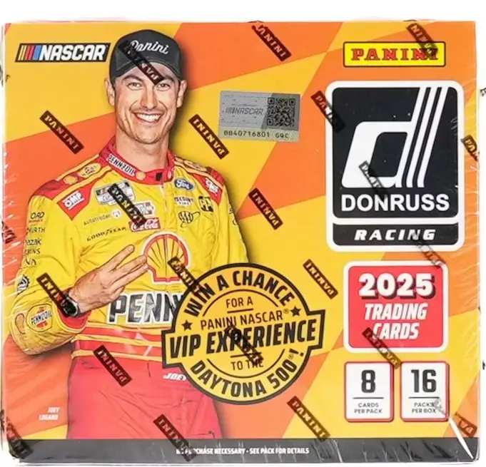 Donruss Racing 2025 Hobby Booster Display Box