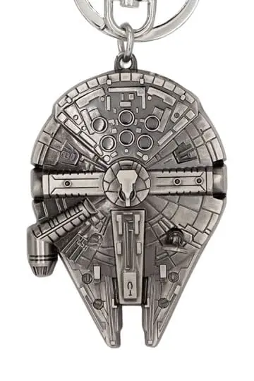 Millennium Falcon Metal Keychain