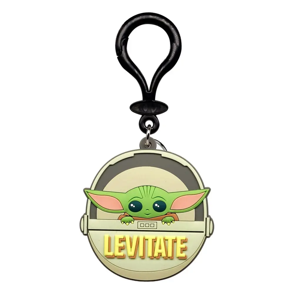 Grogu Levitate Soft Touch PVC Bag Clip