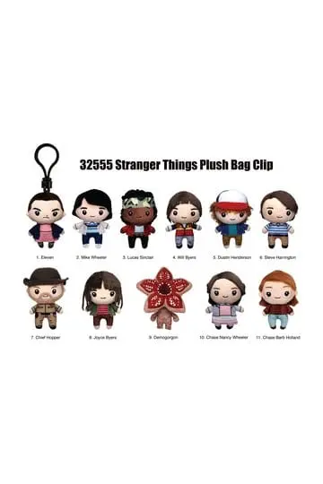 Stranger Things Plush Bag Clip 