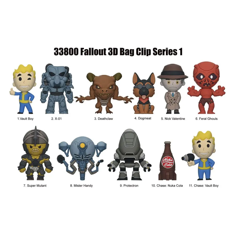 Fallout 3D Foam Bag Clip