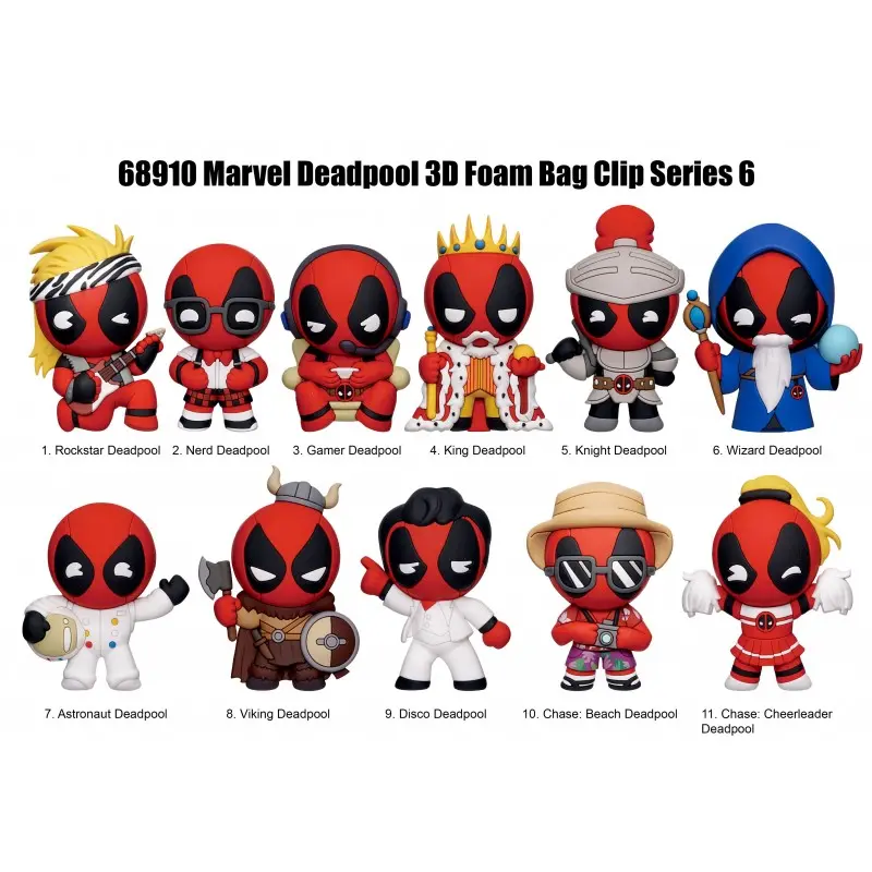 Deadpool PVC Bag Clip