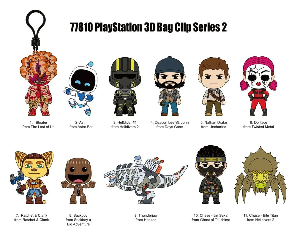 Sony Playstation Series 2 Foam Bag Clip