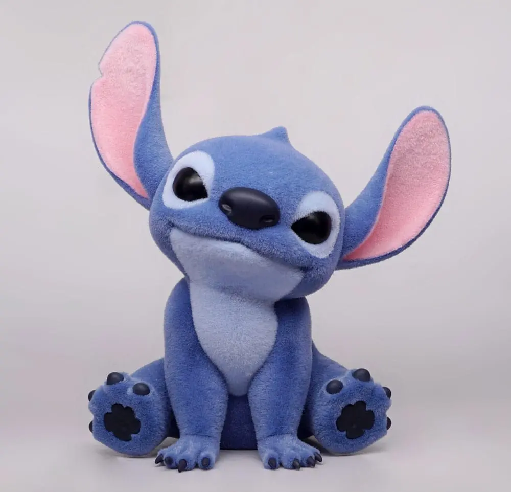 Stitch Flocked Figural Money Bank 20 cm