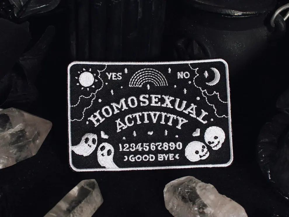 Homosexual Activity Iron On Patch