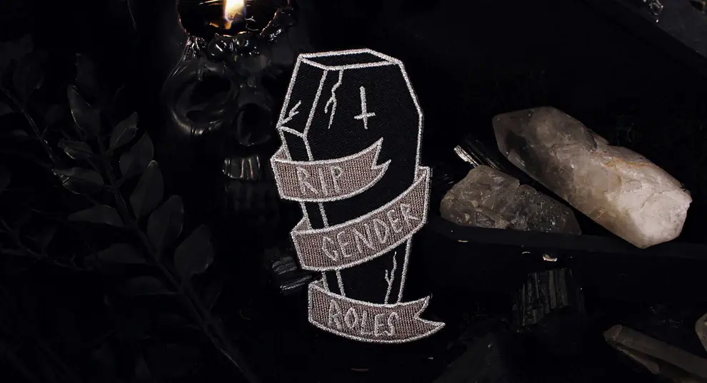 Rip Gender Roles Iron On Patch