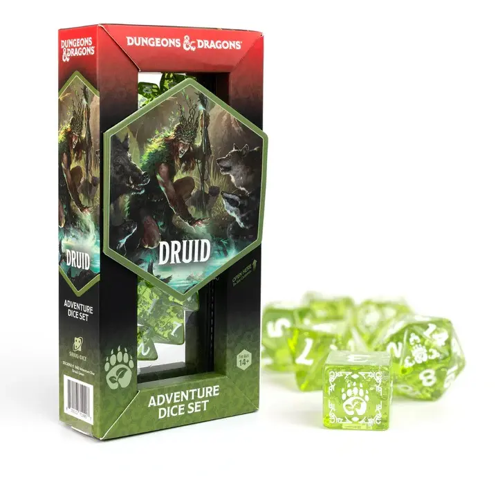 D&d Adventure Dice Druid Green