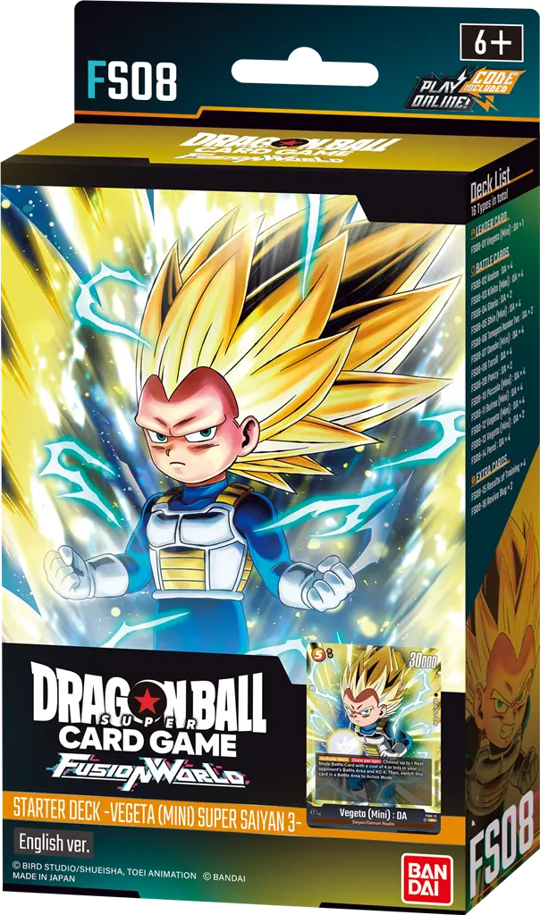 Fusion World Vegeta Mini Super Saiyan 3 Starter Deck (FS-08)