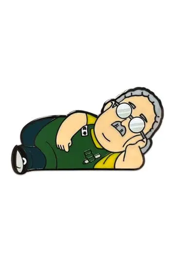 Laying Down Sakamoto Pin Badge 5 cm