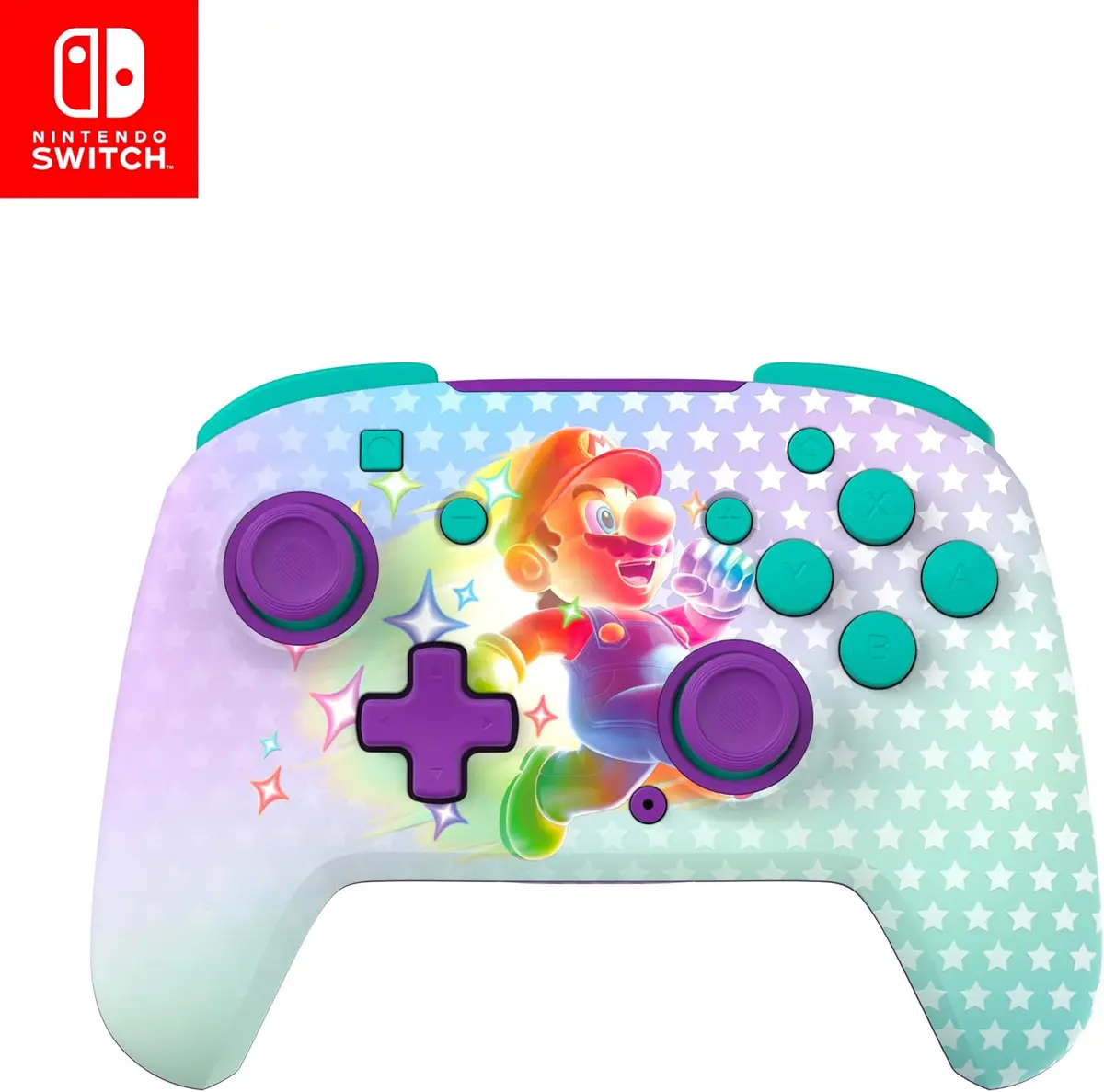 Invincible Mario Rematch Glow-in-the-Dark Wireless Controller (Switch 2)
