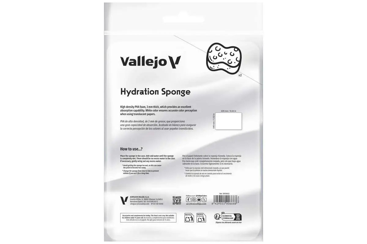 Vallejo Hydration Sponges (2)