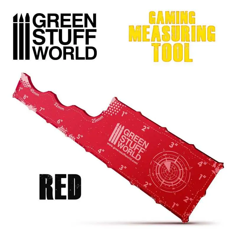Green Stuff World: Gaming Measuring Tool, Red