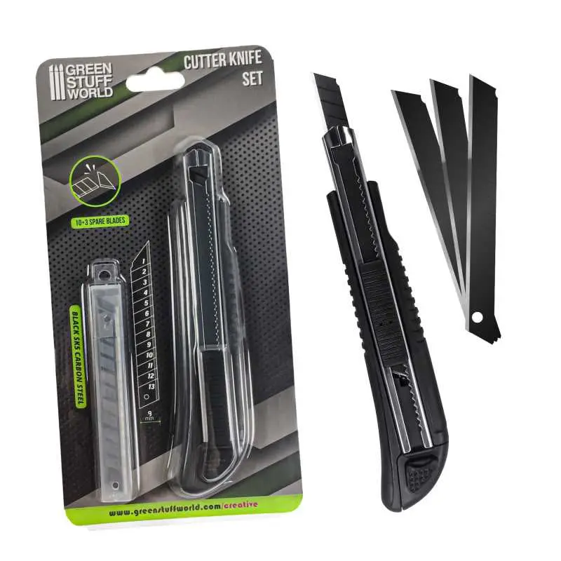 Black Hobby Knife +10 SK5 Blades