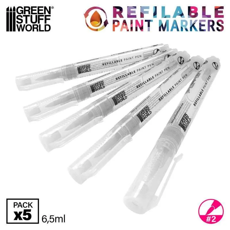 Refillable Marker Pack (5)