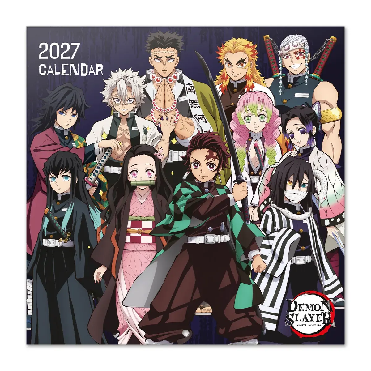Demon Slayer Swordsmith Village 2027 30X30 Calendar