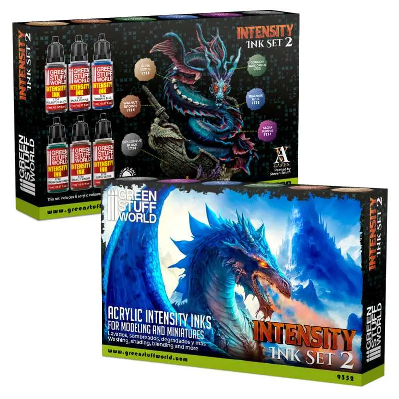 Green Stuff World: Acrylic Intensity Inks Set 2