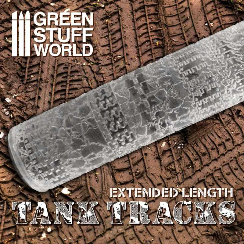 Green Stuff World: Rolling Pin Tank Tracks
