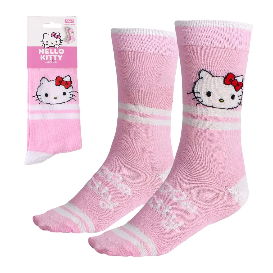 Hello Kitty Stripe Socks (36-43)